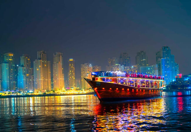 dhow cruise dinner marina